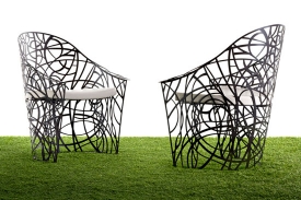 Křeslo Radici od designérky Patrizie Pozzi.