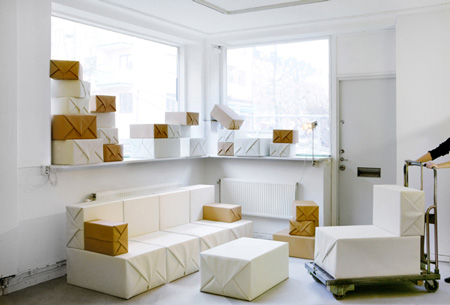 Expozice Soft Parcel od studia TAF. Expozice Soft Parcel od studia TAF.