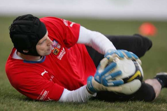 Petr Čech, fotbalový brankář Chelsea a národního týmu Česka.