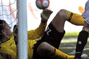 Martin Vaniak, gólman fotbalistů Slavie. Martin Vaniak, gólman fotbalistů Slavie.