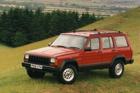 Jeep Cherokee druh&eacute; generace (XJ) se prod&aacute;val i v Evropě.