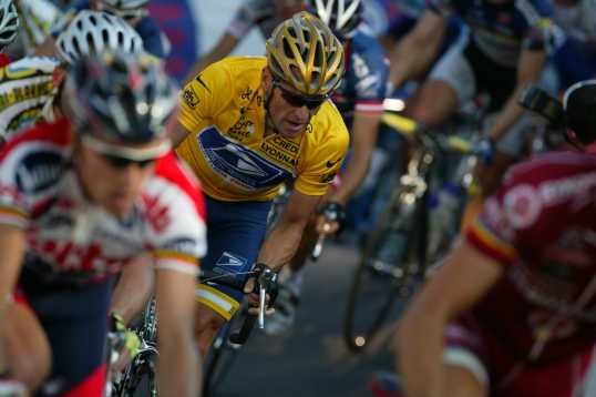 Americký cyklista Lance Armstrong.