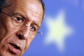 Šéf ruské diplomacie Lavrov.