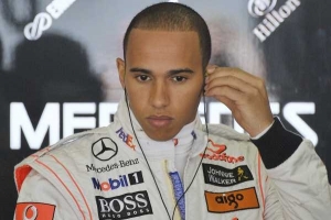 Lewis Hamilton, pilot stáje McLaren a úřadující šampion formule 1.