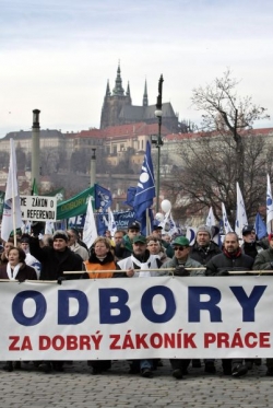 Odboráři nebudou proti novele zákoníku práce protestovat poprvé.