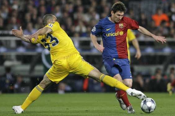 Momentka ze zápasu Barcelona - Chelsea 0:0. Momentka ze zápasu Barcelona - Chelsea 0:0.