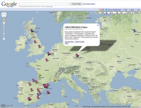 Aplikace využívající Google Maps zachycuje šíření prasečí chřipky.