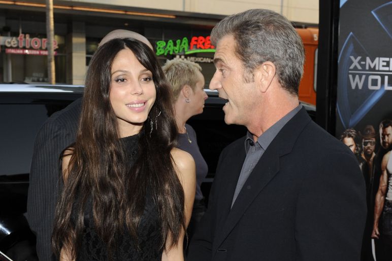 Oksana Grigorieva a Mel Gibson. 