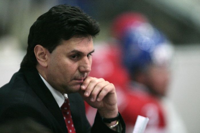 Zklamaný kouč Vladimír Růžička po utkání s Finskem.