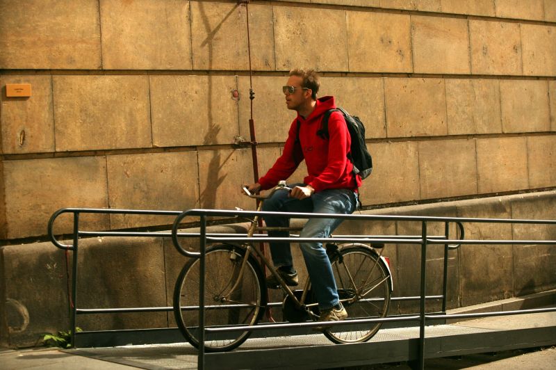 Cyklista. Ilustrační foto.