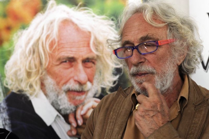 Pierre Richard na návštěvě v Praze.