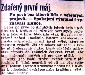 1. máj 1939 podle Národní politiky.