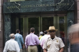 Ústředí jedné z testovaných bank, Bank of America