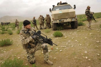 Němci v Afghánu. Zatím poslední jejich voják padl minulý víkend.