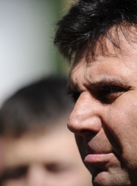 Trenér české hokejové reprezentace Vladimír Růžička.