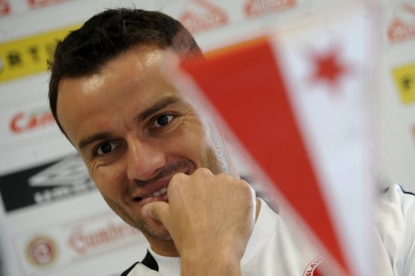 Kapitán fotbalové Slavie Erich Brabec.