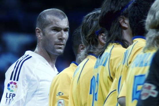 Záběr z filmu Zidane, portrét 21. století.