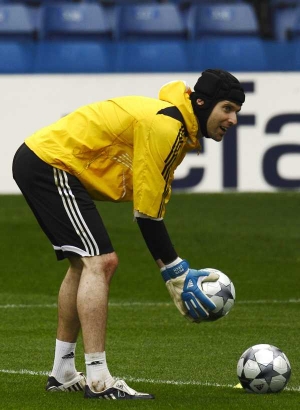 Petr Čech, gólman fotbalistů Chelsea.