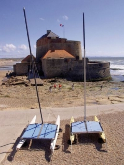 Mohutná námořní pevnost Fort Mahon.