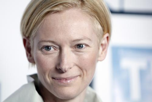 Britská herečka Tilda Swintonová.