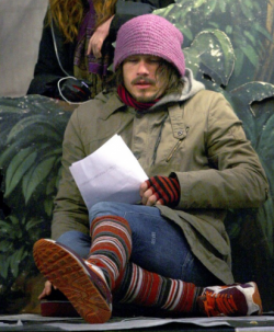 Heath Ledger ve filmu Terryho Gilliama Imaginárium doktora Parnase.