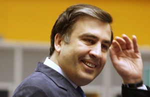 Do Prahy zav&iacute;tal i gruz&iacute;nsk&yacute; prezident Michail Saaka&scaron;vili.