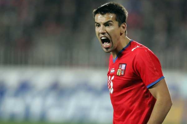 Milan Baroš (na archivním snímku z utkání české reprezentace). Milan Baroš (na archivním snímku z utkání české reprezentace).