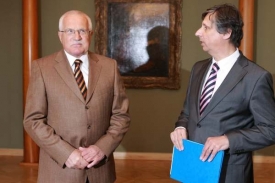 Klaus a Fischer se prý na evropské agendě dohodli.