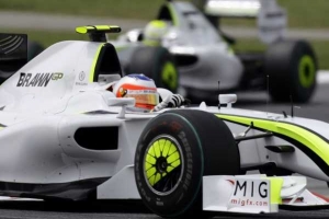 Jenson Button ze stáje Brawn GP.