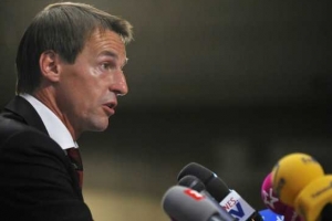 František Straka poprvé před novináři v roli kouče národního týmu.