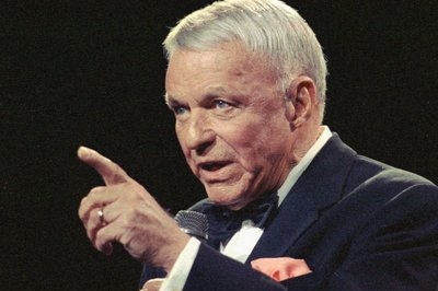 Frank Sinatra na snímku z roku 1990.