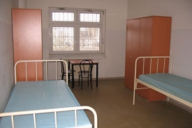 Ložnice chovanců detenčního ústavu v Brně.
