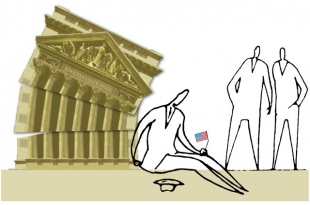 Krize (ilustračn&iacute; obr&aacute;zek).