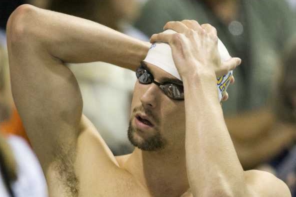 Plavec Michael Phelps, osminásobný olympijský vítěz z Pekingu. Plavec Michael Phelps, osminásobný olympijský vítěz z Pekingu.