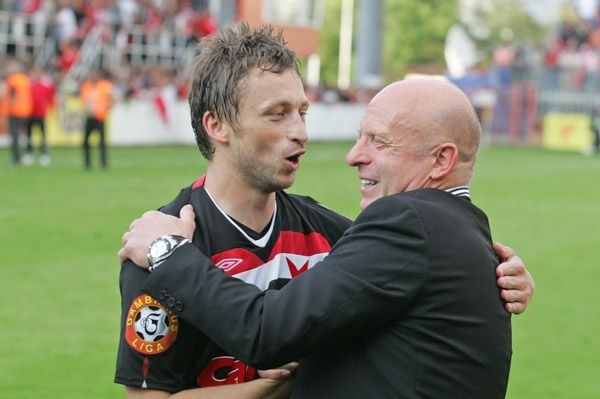 Trenér Karel Jarolím obhájil se Slavií titul.