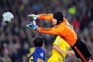 Petr Čech, gólman fotbalistů Chelsea.