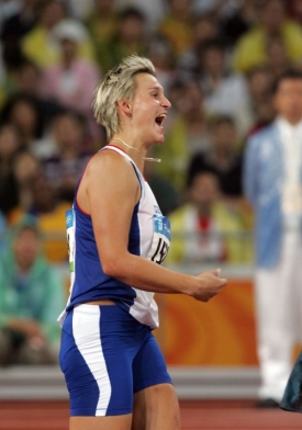 Radost Barbory Špotákové na olympijských hrách v Pekingu.