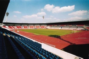 Stadion na Srahově, dějiště finále fotbalového Poháru ČMFS.