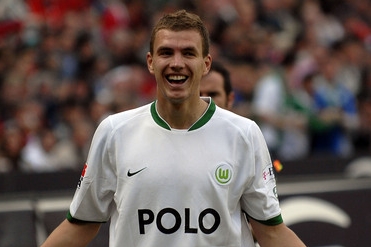 Bosenský fotbalista Edin Džeko.