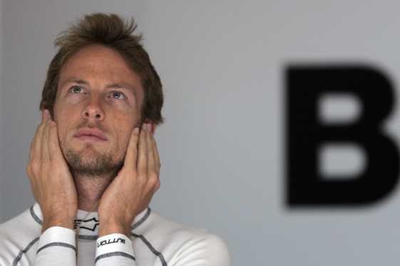 Jenson Button, aktuální lídr šampionátu vozů formule 1. Jenson Button, aktuální lídr šampionátu vozů formule 1.