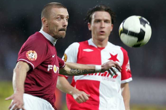 Tomýš Řepka, kapitán fotbalové Sparty.