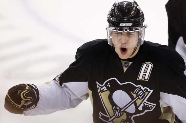 Jevgenij Malkin, ruský hokejista ve službýách pittsburghských Tučňáků.