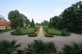 Zámecký park v Libochovicích.