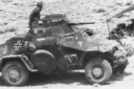Německ&eacute; průzkumn&eacute; vozidlo Sd.Kfz. 222.