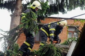 Hasiči v pátek večer zasahovali u více než 220 případů.