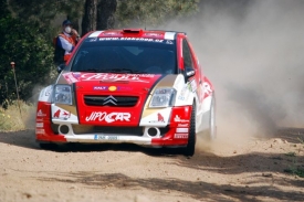 Martin Prokop na trati Italské rallye.