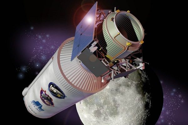 Raketový stupeň dopadne na Měsíc rychlostí 9000 km/h.