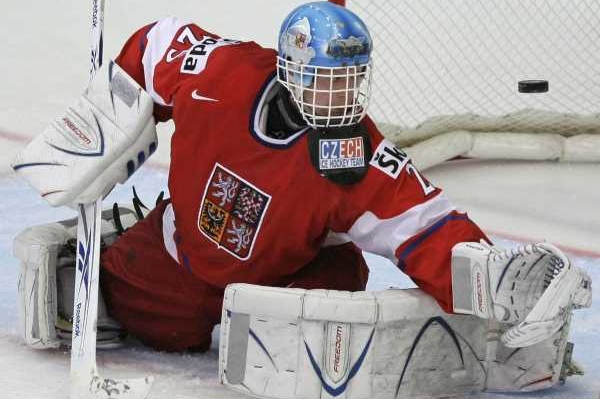Hokejový gólman Martin Prusek. Hokejový gólman Martin Prusek.