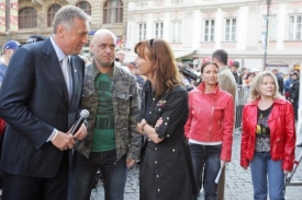 Předseda ODS a podnikatel a moderátor Petr Šiška.