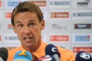 František Straka, kouč fotbalové reprezentace.